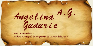 Angelina Gudurić vizit kartica
